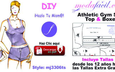 Conjunto deportivo para mujeres de Top y Short mj3306ts